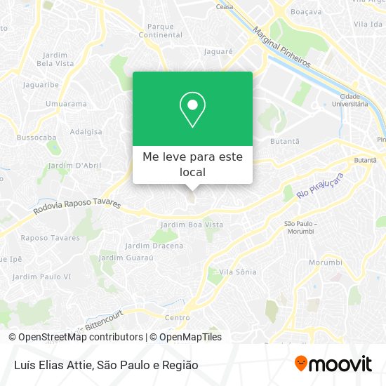 Luís Elias Attie mapa