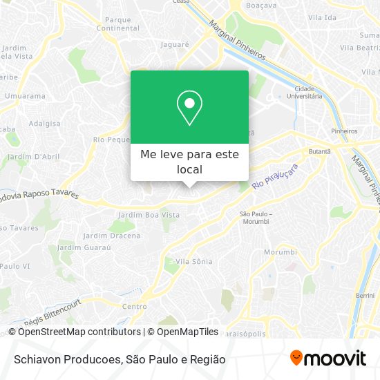 Schiavon Producoes mapa