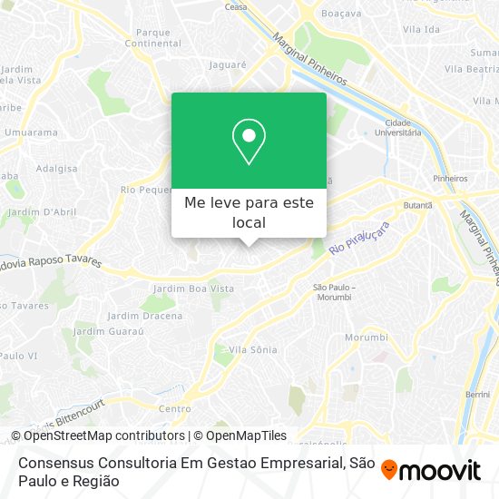 Consensus Consultoria Em Gestao Empresarial mapa