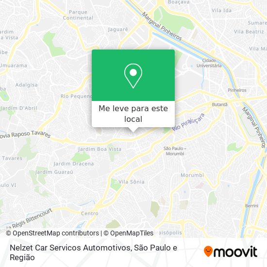 Nelzet Car Servicos Automotivos mapa