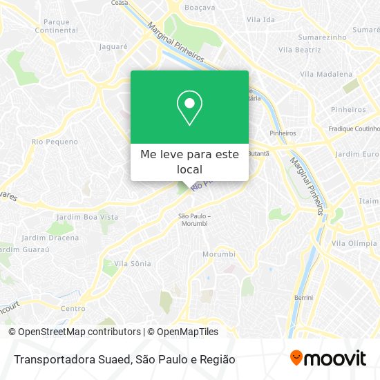 Transportadora Suaed mapa