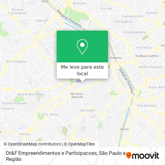 Dt&F Empreendimentos e Participacoes mapa