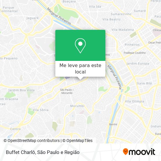 Buffet Charlô mapa