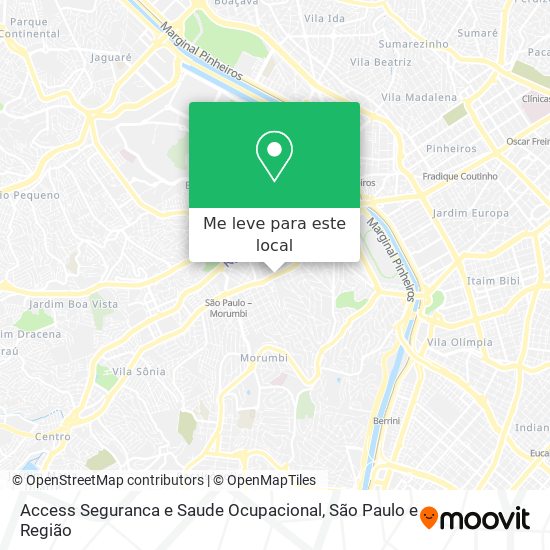 Access Seguranca e Saude Ocupacional mapa