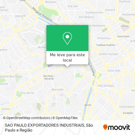 SAO PAULO EXPORTADORES INDUSTRIAIS mapa