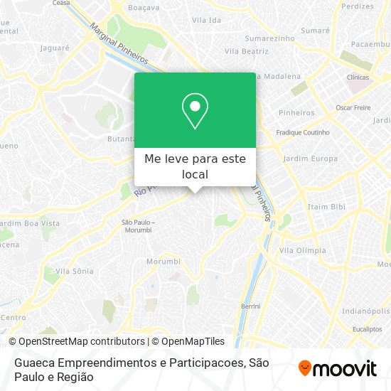 Guaeca Empreendimentos e Participacoes mapa