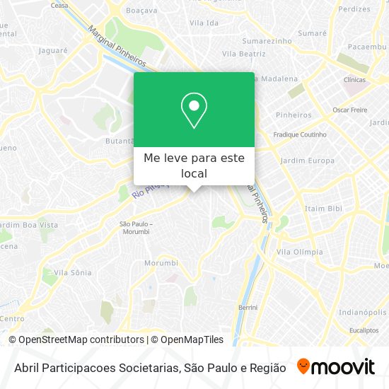 Abril Participacoes Societarias mapa