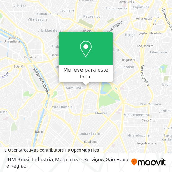 IBM Brasil Indústria, Máquinas e Serviços mapa