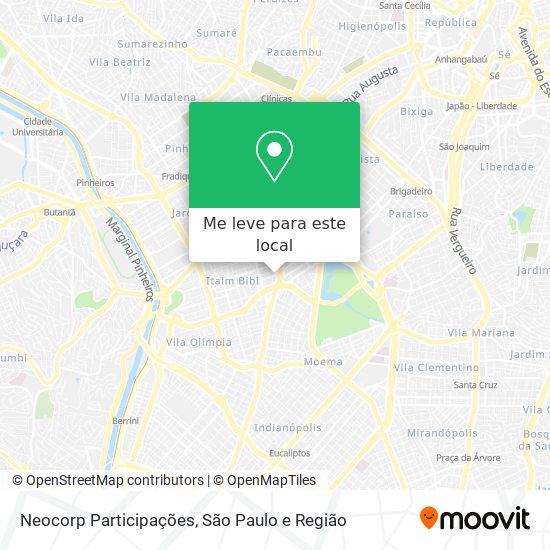 Neocorp Participações mapa