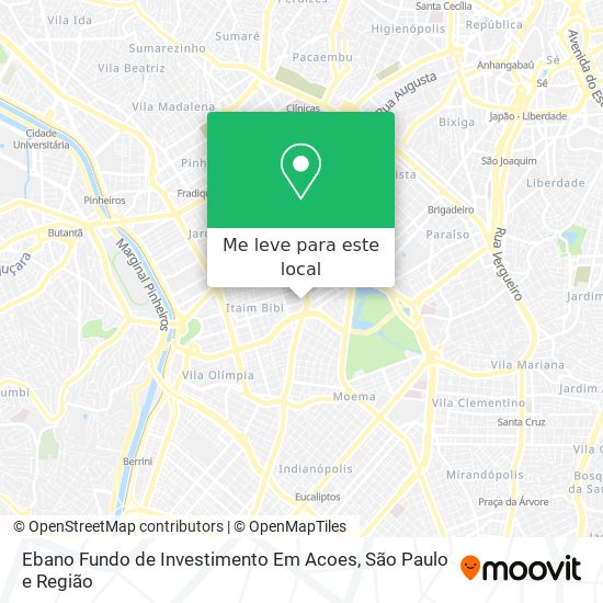 Ebano Fundo de Investimento Em Acoes mapa