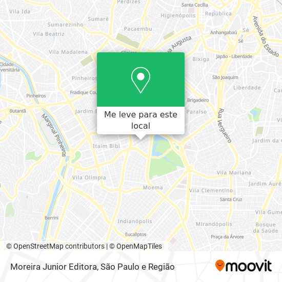 Moreira Junior Editora mapa