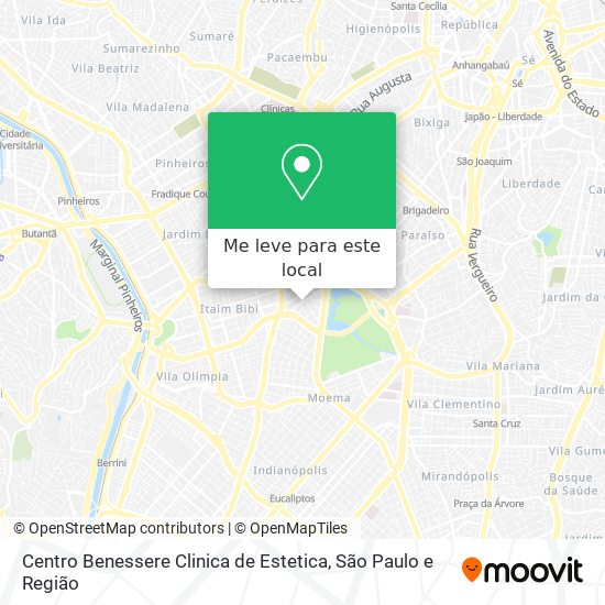 Centro Benessere Clinica de Estetica mapa