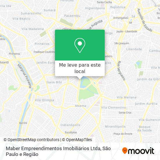 Maber Empreendimentos Imobiliários Ltda mapa