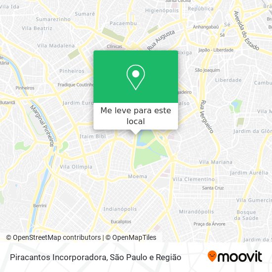 Piracantos Incorporadora mapa