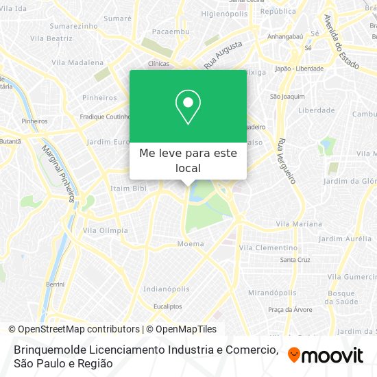 Brinquemolde Licenciamento Industria e Comercio mapa