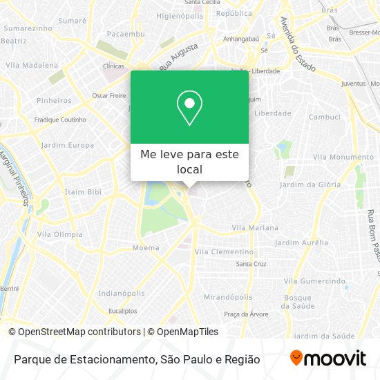 Parque de Estacionamento mapa