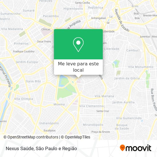 Nexus Saúde mapa