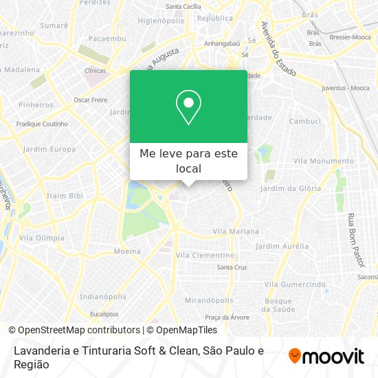 Lavanderia e Tinturaria Soft & Clean mapa