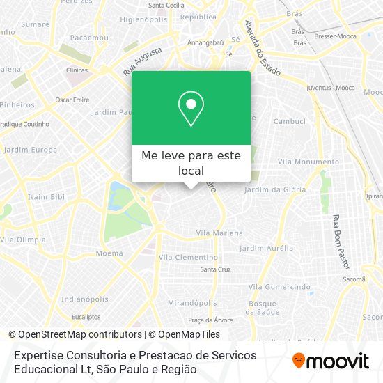 Expertise Consultoria e Prestacao de Servicos Educacional Lt mapa