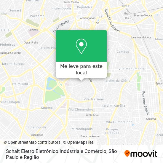 Schalt Eletro Eletrônico Indústria e Comércio mapa