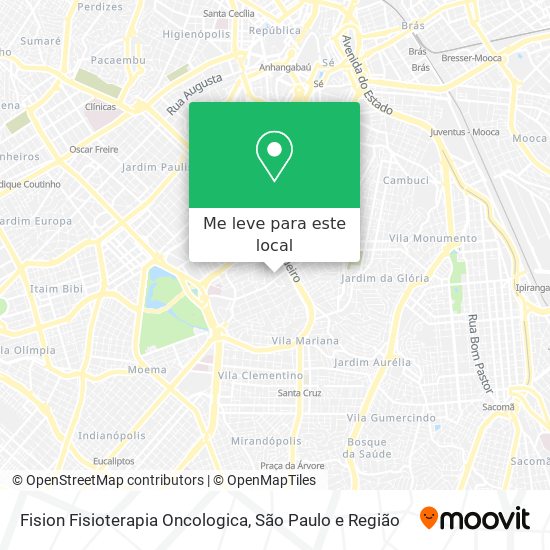 Fision Fisioterapia Oncologica mapa