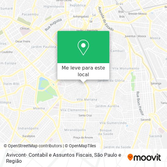 Avivcont- Contabil e Assuntos Fiscais mapa