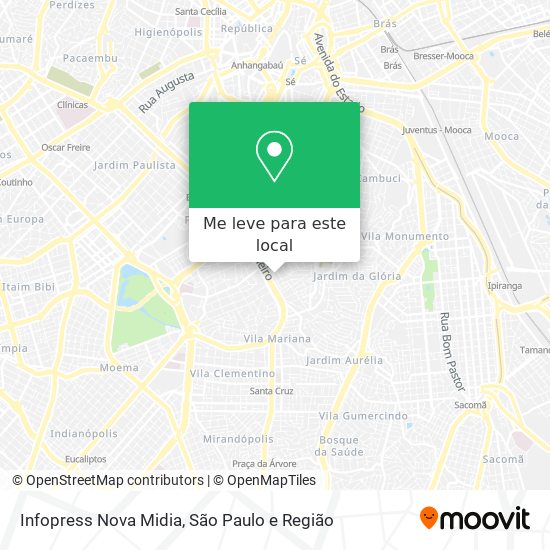 Infopress Nova Midia mapa