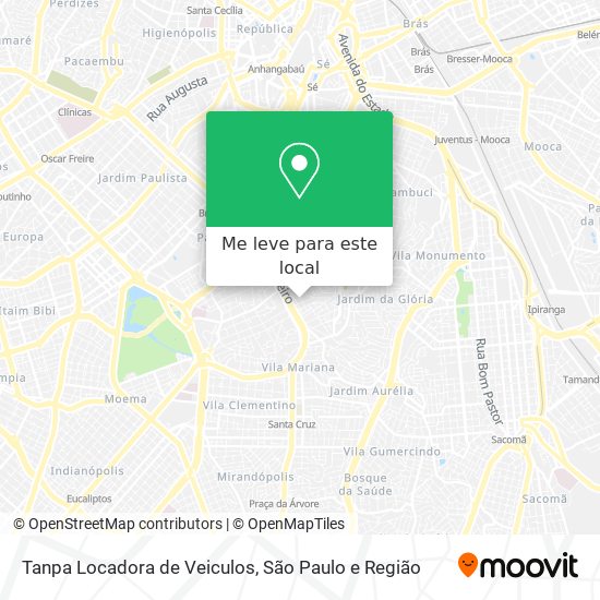 Tanpa Locadora de Veiculos mapa