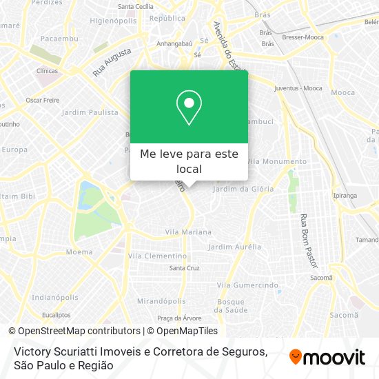 Victory Scuriatti Imoveis e Corretora de Seguros mapa