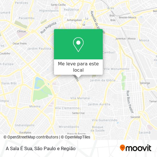 A Sala É Sua mapa