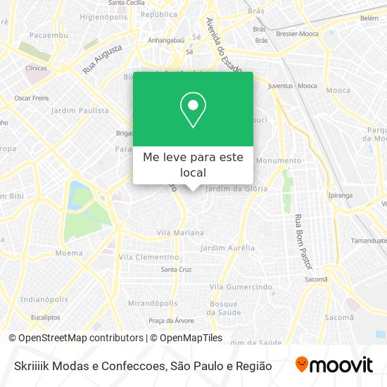 Skriiiik Modas e Confeccoes mapa