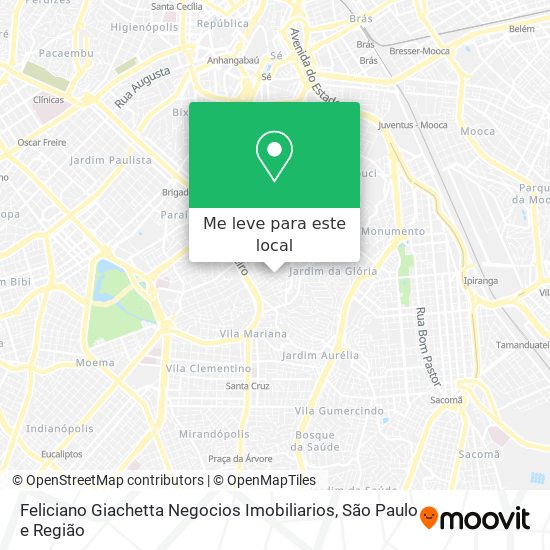 Feliciano Giachetta Negocios Imobiliarios mapa