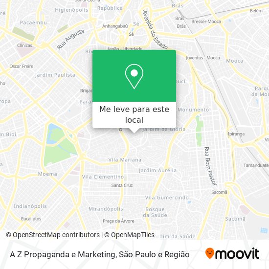 A Z Propaganda e Marketing mapa