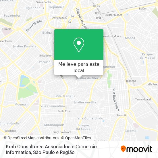 Kmb Consultores Associados e Comercio Informatica mapa