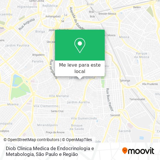 Diob Clinica Medica de Endocrinologia e Metabologia mapa