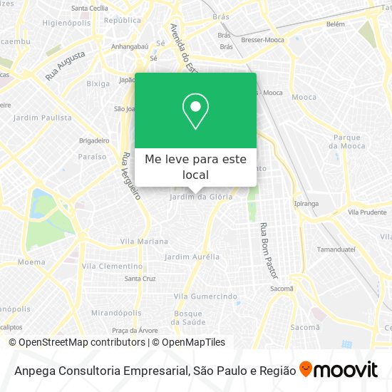 Anpega Consultoria Empresarial mapa