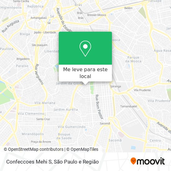Confeccoes Mehi S mapa