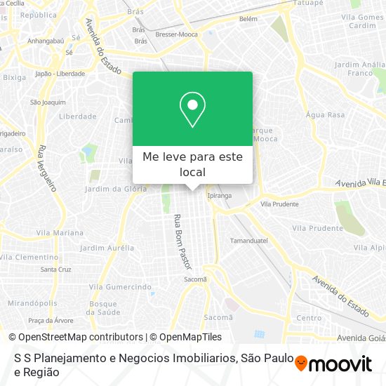 S S Planejamento e Negocios Imobiliarios mapa