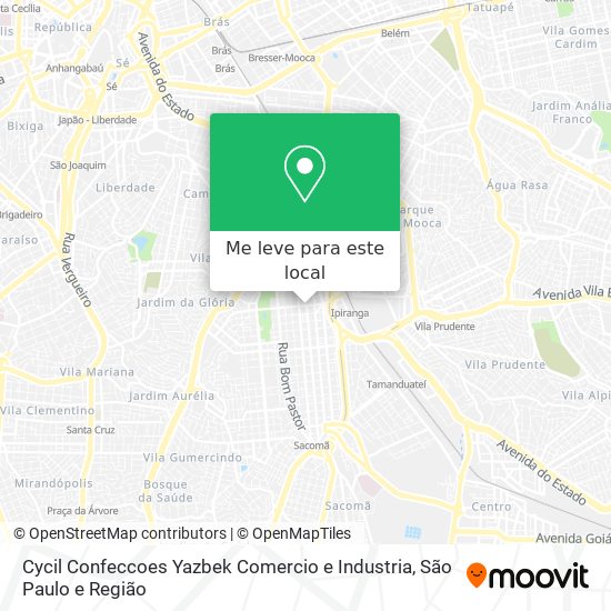 Cycil Confeccoes Yazbek Comercio e Industria mapa