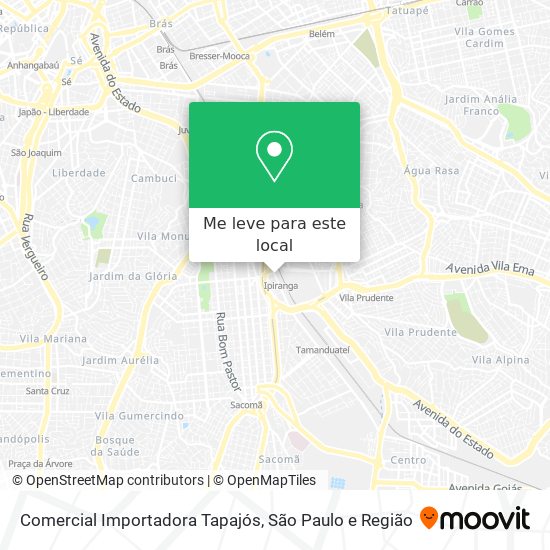 Comercial Importadora Tapajós mapa