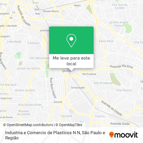 Industria e Comercio de Plasticos N N mapa