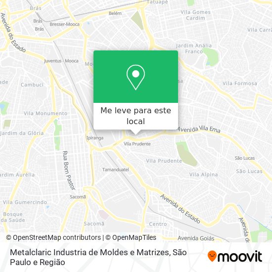 Metalclaric Industria de Moldes e Matrizes mapa