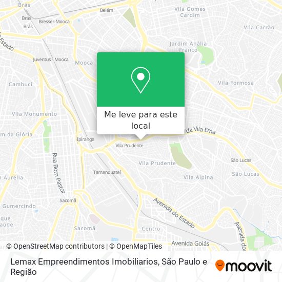 Lemax Empreendimentos Imobiliarios mapa