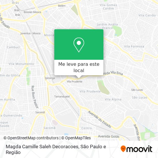 Magda Camille Saleh Decoracoes mapa