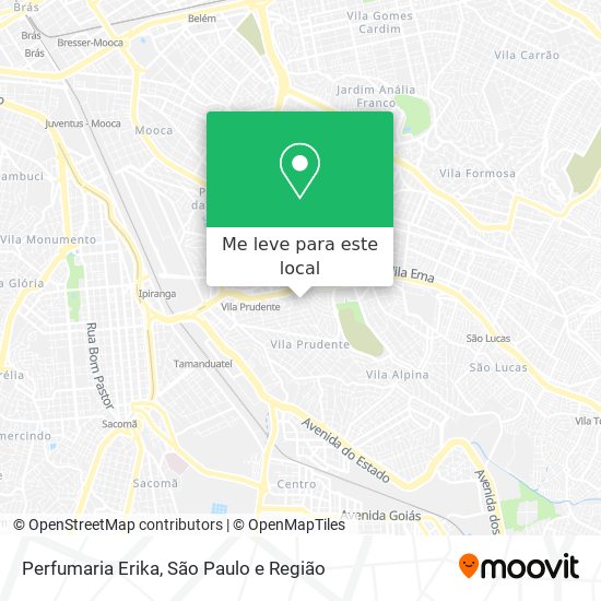 Perfumaria Erika mapa