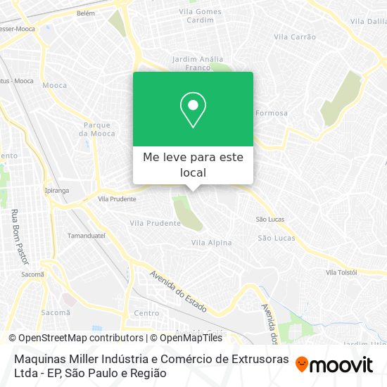 Maquinas Miller Indústria e Comércio de Extrusoras Ltda - EP mapa