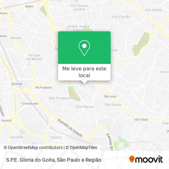 S.P.E. Gloria do Goita mapa