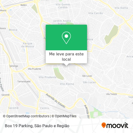 Box 19 Parking mapa