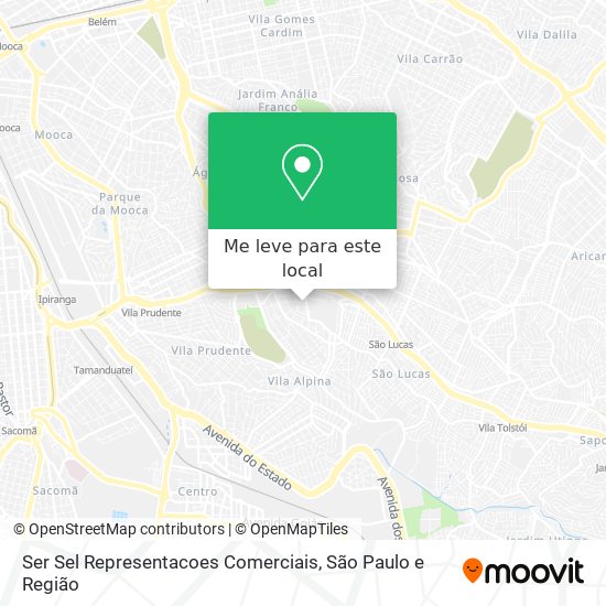 Ser Sel Representacoes Comerciais mapa