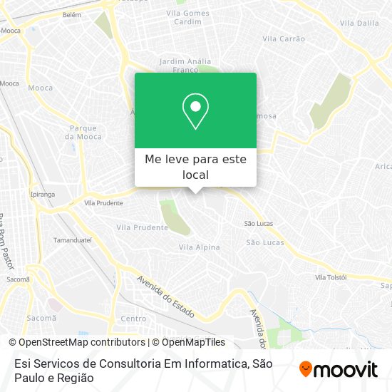 Esi Servicos de Consultoria Em Informatica mapa